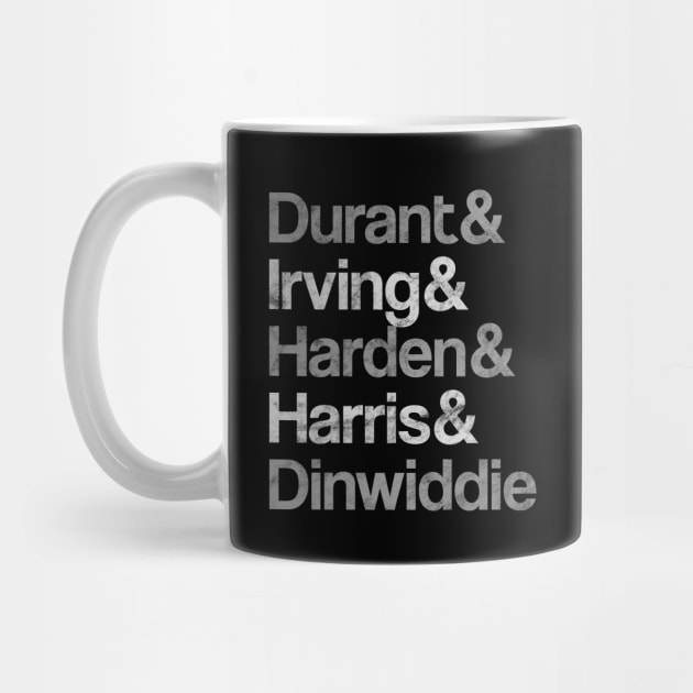 Brooklyn Nets Dream Trio Durant, Irving & Harden by BooTeeQue